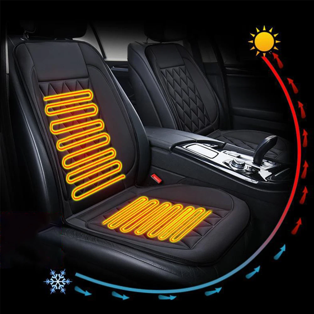 1 Pair 12v Universal Car Heated Seat Cushion Heated Seat Covers 36w-45w  Adjustable Auto Heating Hot Pad Cushion - Automobiles Seat Covers -  AliExpress