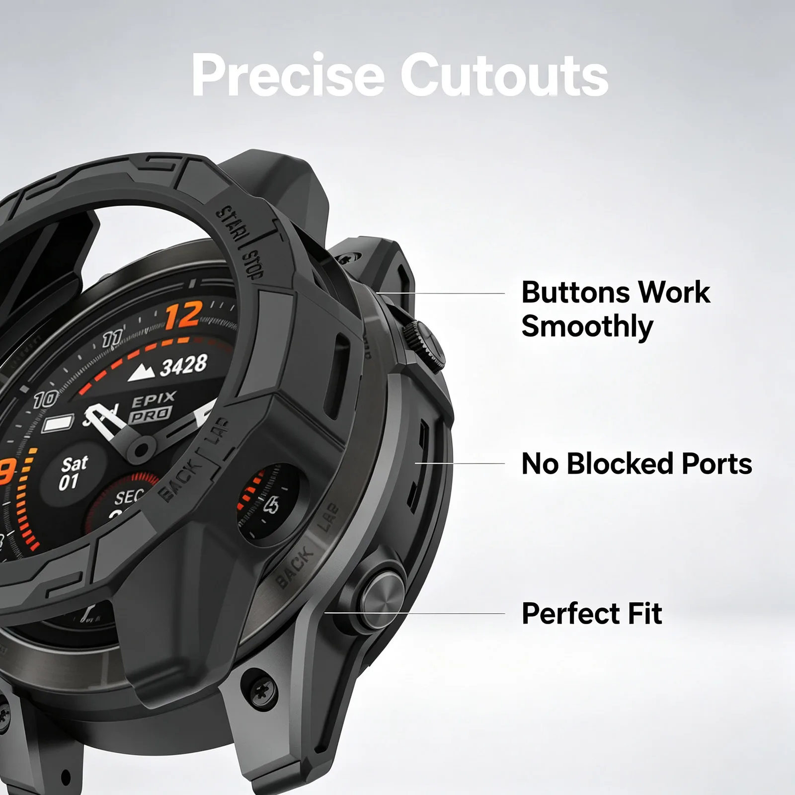 Durable Silicone Protective Bumper Case with Hollow Shell Design