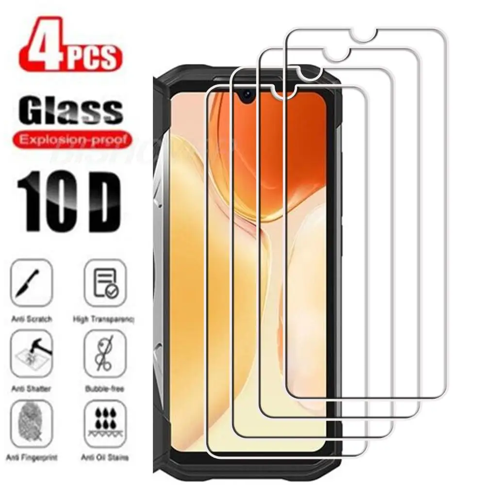 

4Pcs Tempered Glass For Doogee S99 6.3" 2022 Doogee S99 S99 S 99 Screen Protector Phone Protective Glass Film 9H