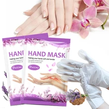 

PUTIMI 10packs Lavender Hand Mask Anti-Aging Moisturizing Mask Exfoliating Smoothing Whitening Hand Gloves Skin Care Hand Mask