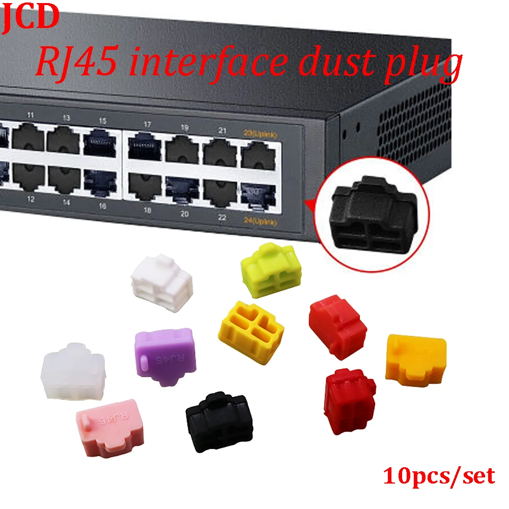 

Laptop LAN Cable Interface Dust Plug Desktop Computer Router Switch Network Card RJ45 Network Cable Interface Dust Plug