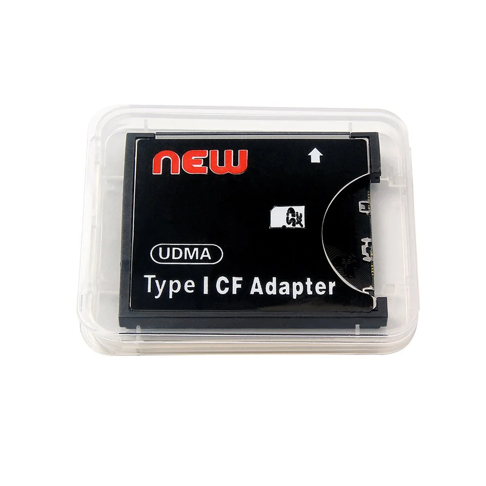 Acheter Adaptateur de carte SD vers CF, convertisseur de carte SD vers  Compact Flash Type I, lecteur de carte mémoire, prise en charge WiFi SD