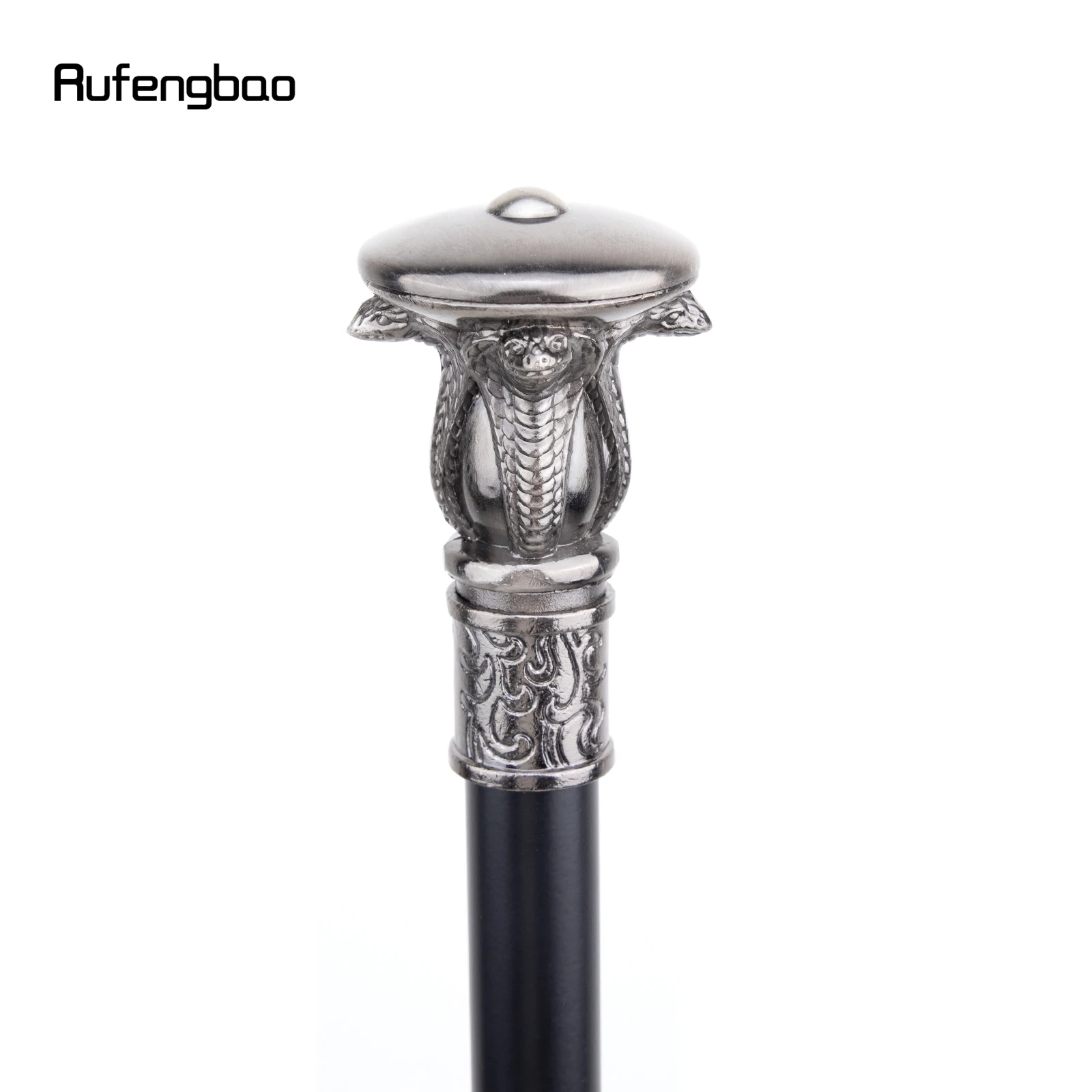 シンガポール　髑髏ヘッド　スカルヘッド　ステッキ　杖　コスプレ　D　R5056B 四頭スネークファラオ杖ファッション装飾杖紳士エレガントな