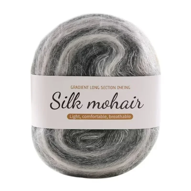 1Pc 50g Chunky Yarns for Knitting and Crochet Blanket Cushion Multicolor Fine Line Soft Warm Crochet Yarn Scarf 크로셰용 부드러운 실 6