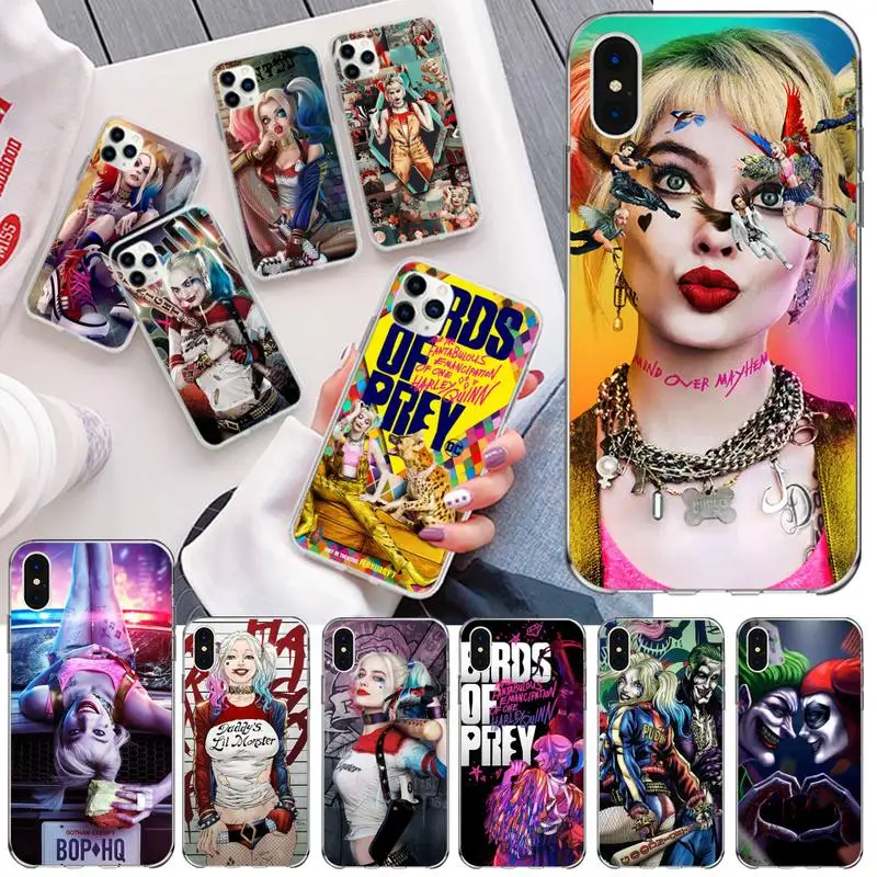 Чехол для телефона с сексуальной девушкой Харли Квинн iphone 13 12 11 Pro Mini XS Max 8 7 Plus X SE