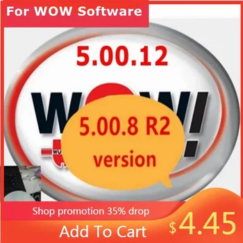 2025 offre spéciale w-ur-th WOW V5.00.12 WOW 5.00.8 R2 logiciel multilingue avec Keygen pour outil de Diagnostic de voitures multi-diag Tcs