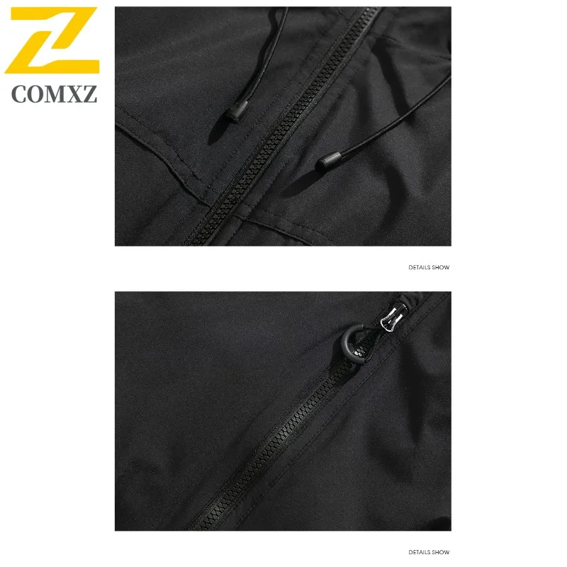 Men's Winter  Streetwear Cotton Jacket Waterproof Windproof Warm Casual Windbreaker Coat Spring Autumn Outdoor Hiking Camping