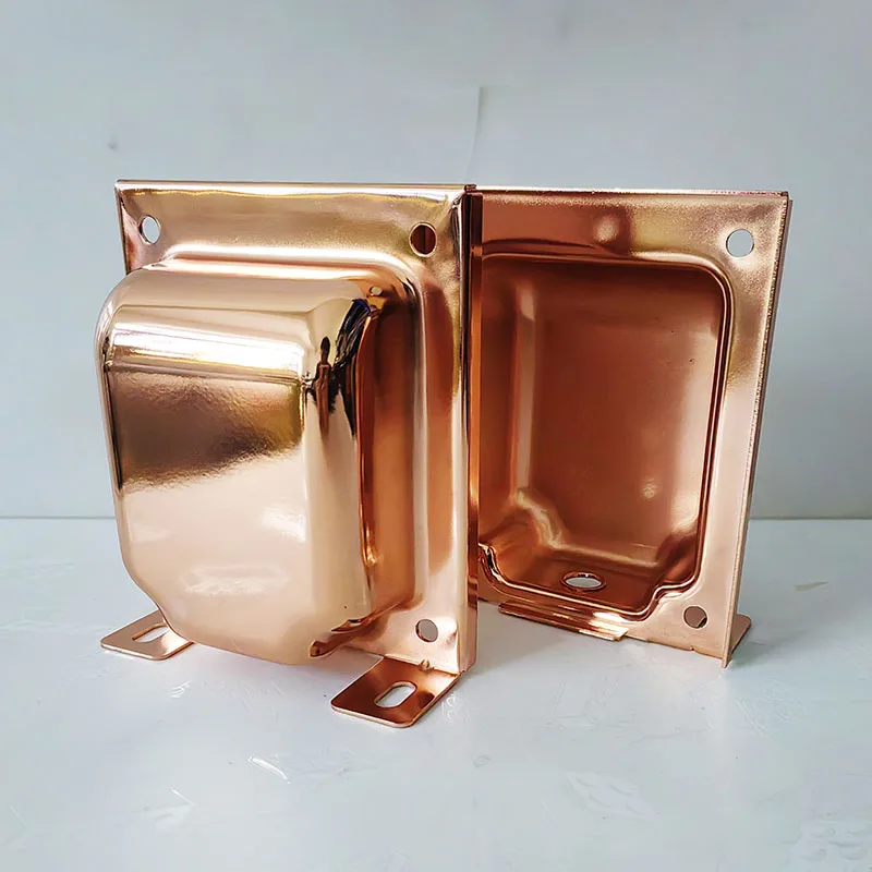 Transformer Cover 2PCS EI57/66/76/86/96/105/114/133 Vertical End Bells Shrouds Iron Shields Inductor Metal Protective