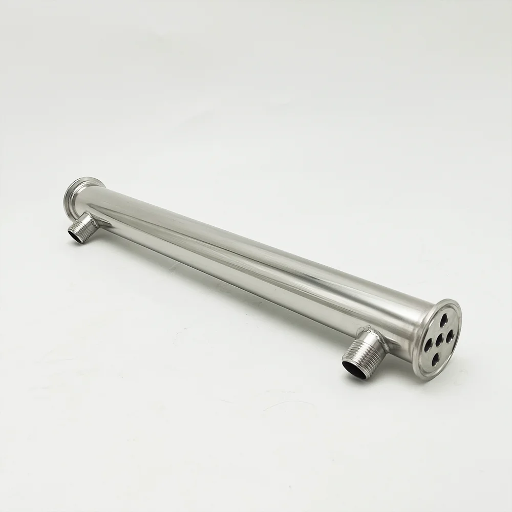 Condenser 1.5 Inches Height 400mm Inside 5 Tubes For Moonshine Distillation Colum