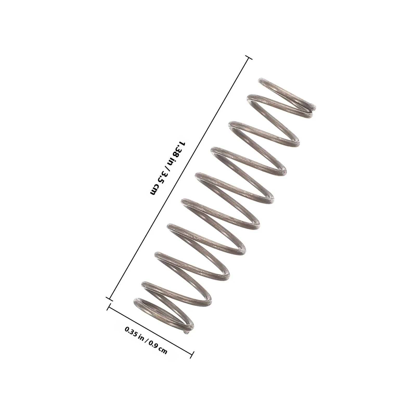 10Pcs 정밀 전지가위 스프링 교체용 스테인레스 스틸 견고한 구조 꽃밭 손질에 적합