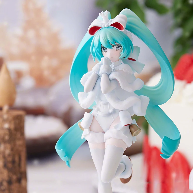 Фото Оригинальная фигурка FuRyu Hatsune Miku Exeed, креативная фигурка Sweet из ПВХ, 17 см, Коллекционная модель, кукла, статуэтка, орнамент, подарок №2