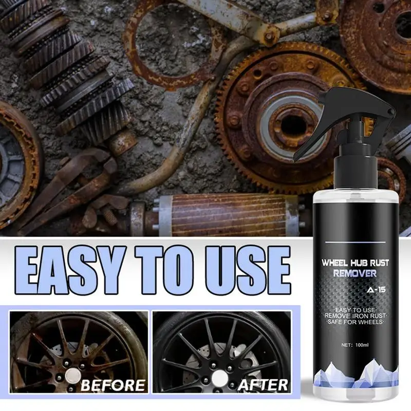 Car Wheel Cleaner Auto Rim Degreaser Spray Brake Dust Remover Automotive Wheel Care Car Detailing Supplies For SUV Sedan Trucks