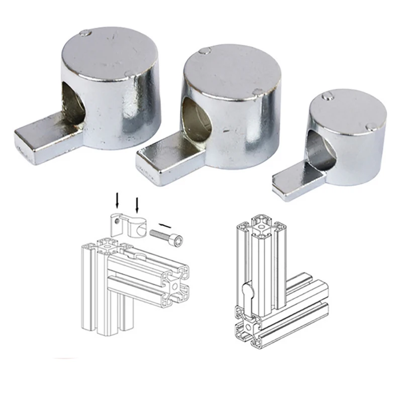 Aluminum Extrusion Butt Connector 40 Series Aluminum Joint Fixture