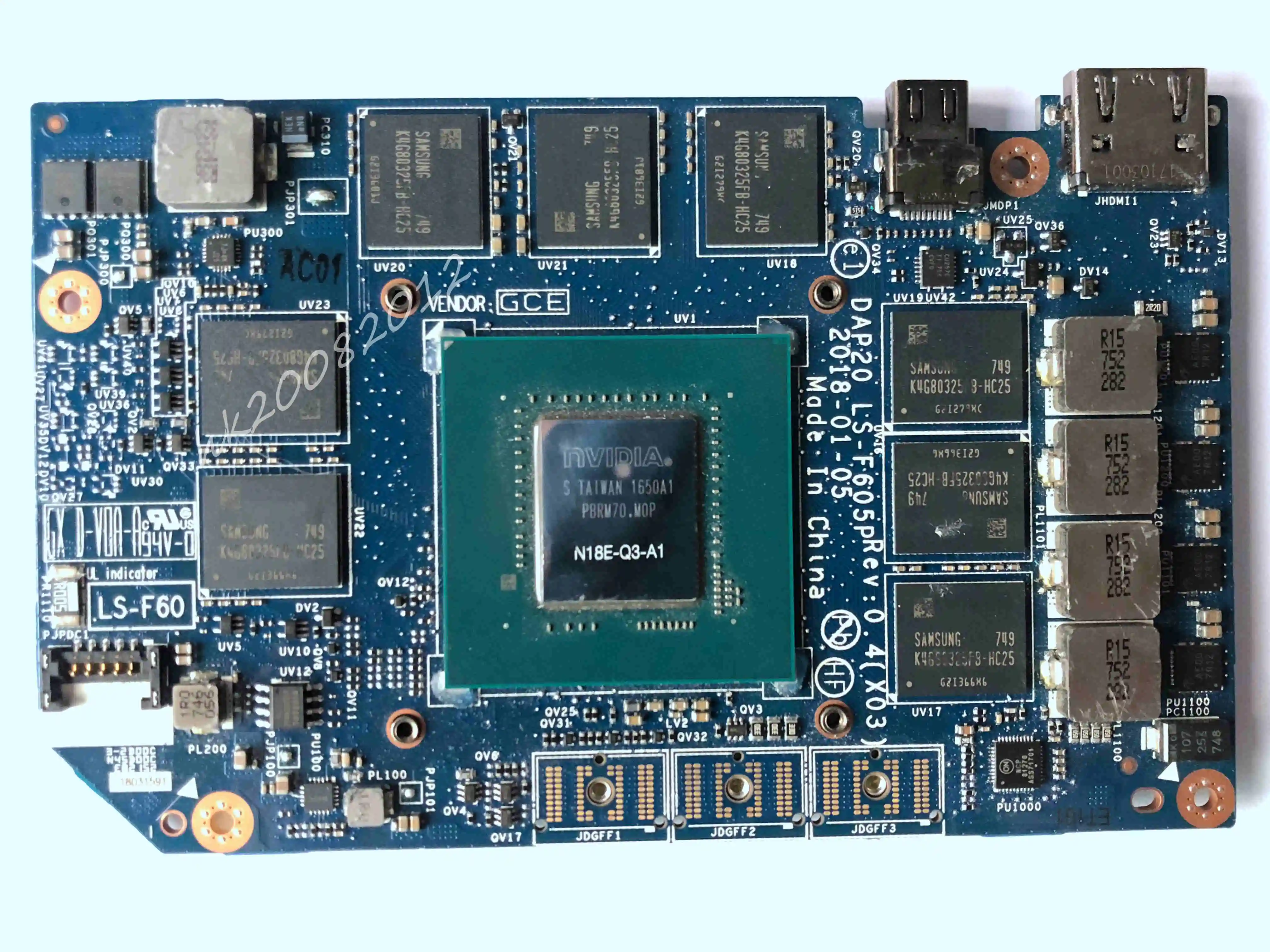 Per Dell Precision 7730 Per Scheda Grafica Video Nvidia Quadro P4200 8Gb P5200 16Gb Gddr5 Ls-F605P Tdrpx Ls-F604P K0Wnb