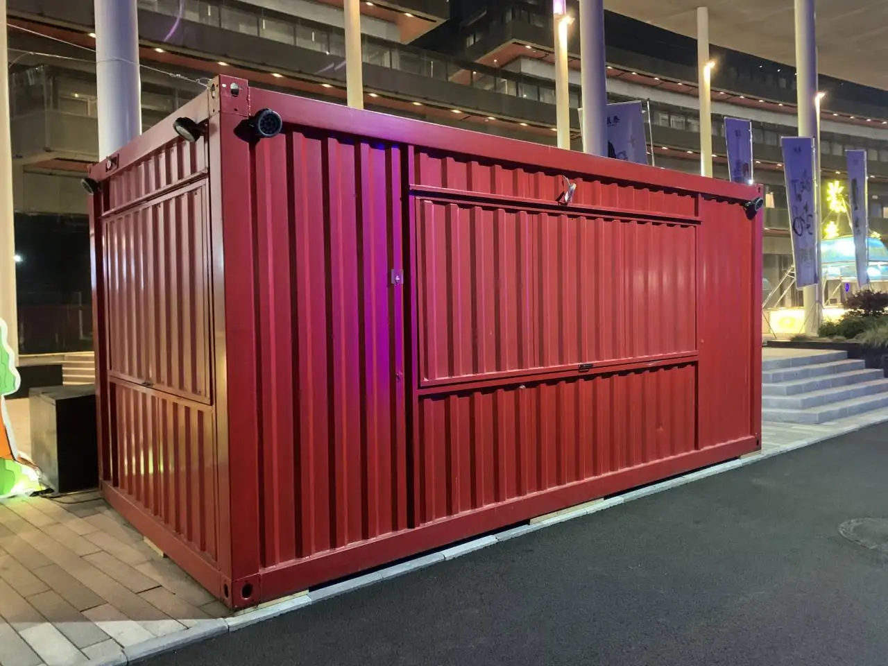 20Ft Filippine Case Prefabbricate Pieghevole Espandibile Container Office House Coffee Bar