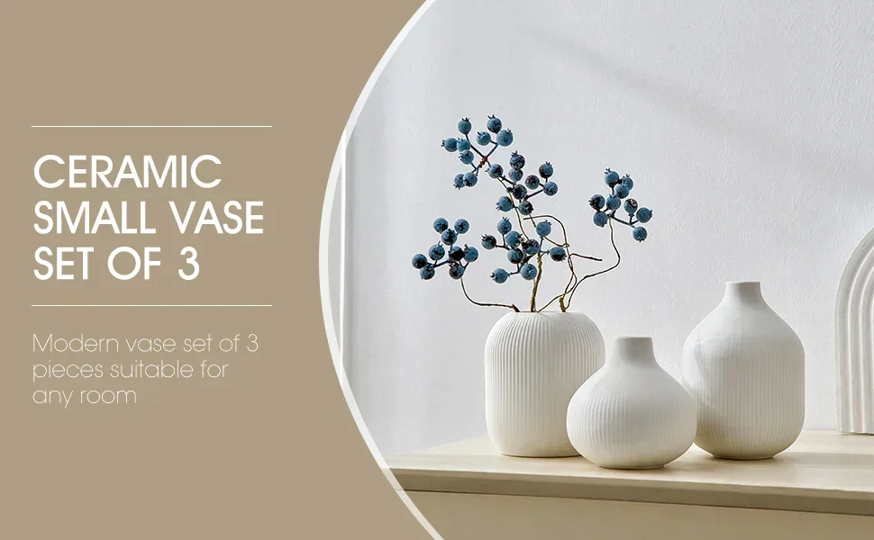 Artistic Flower Ceramic Vase