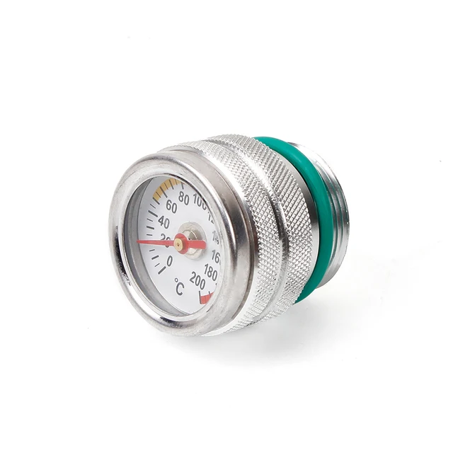M30X1.5 Motorcycle Fuel Tank Cap With Oil Temperature Gauge Engine