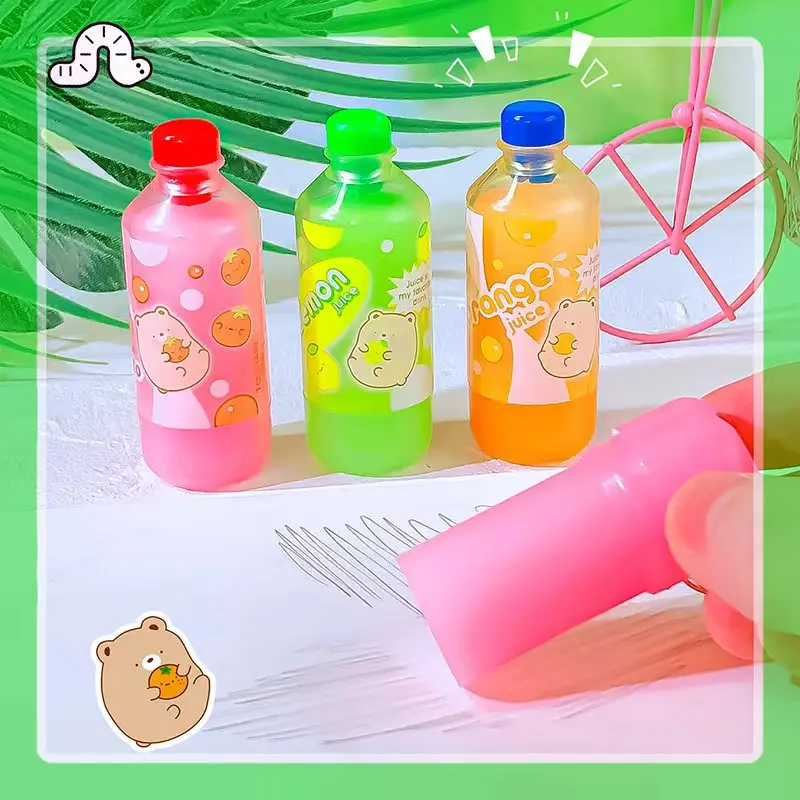 Aesthetic stationery Juice shape funny Erasers rubber back to school acsesories Cute stationery items pencil eraser