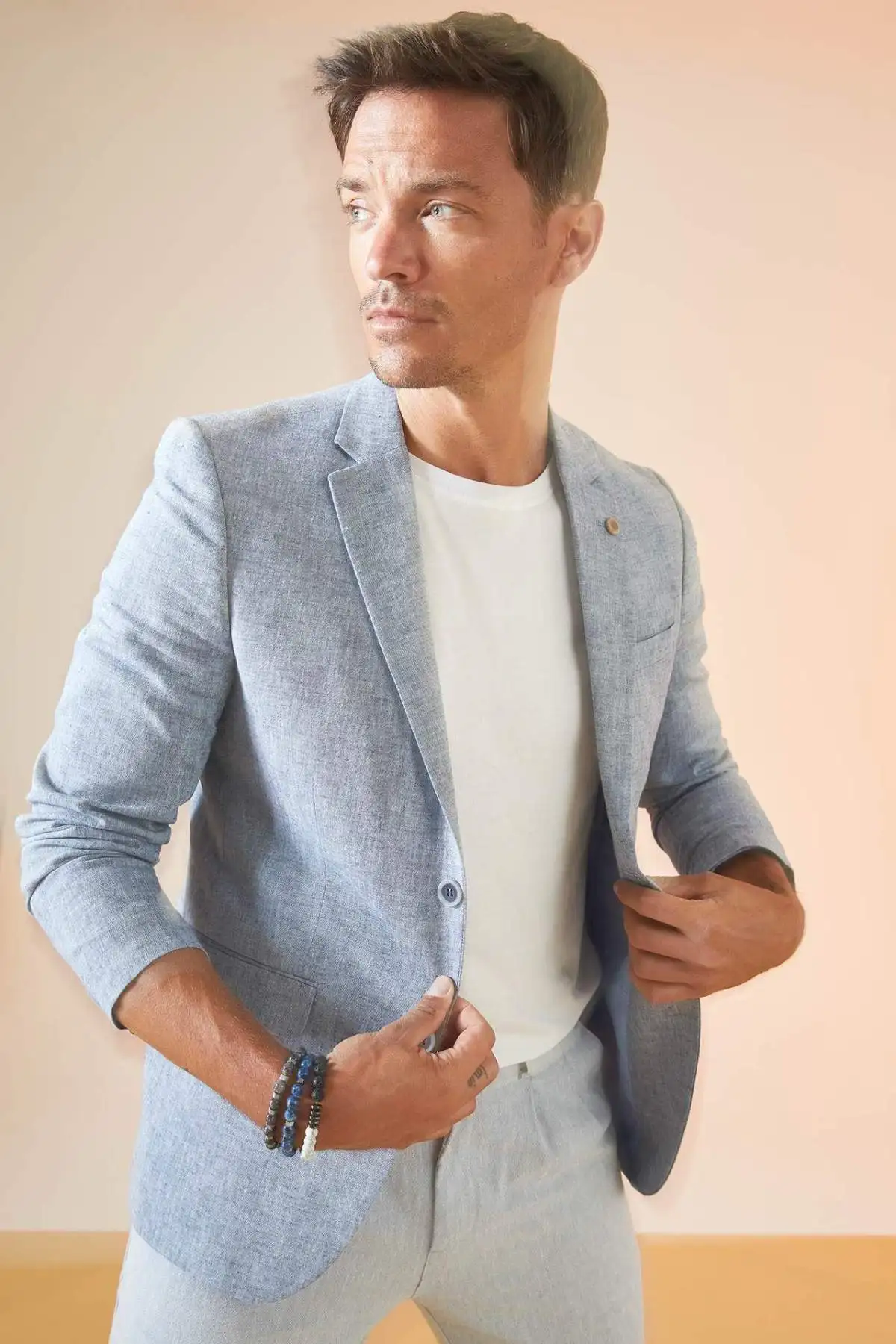 DeFacto Spring Man Blazer \u0026 Vest Modern Fit Linen Blazer Jacket Suits Male  Fashion N6037AZ21SP|Blazers| - AliExpress