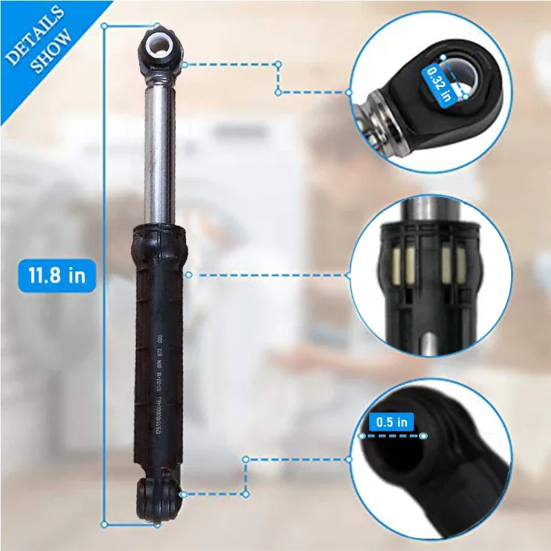 Siemens Bosch 드럼 세탁기 충격 흡수 장치 충격 흡수 장치 밸런스 바 충격 흡수 장치 발 지지대 (3 개)