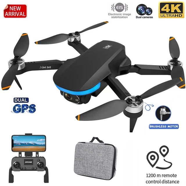 New LS KS11 Mini Drone 4K Professional Foldable 8K Dual Camera Obstacle  Avoidance Optical Flow Positioning Brushless Motor RC Dron Quadcopter for