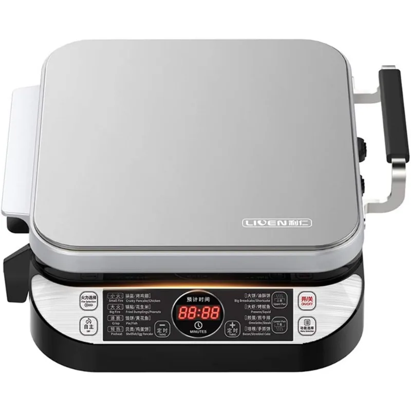 LIVEN Electric Baking Pan LR-FD431 Skillet Griddle US DuPont Non-Stick Coating Removable Upper and Lower Grill Pan Easy to Clean