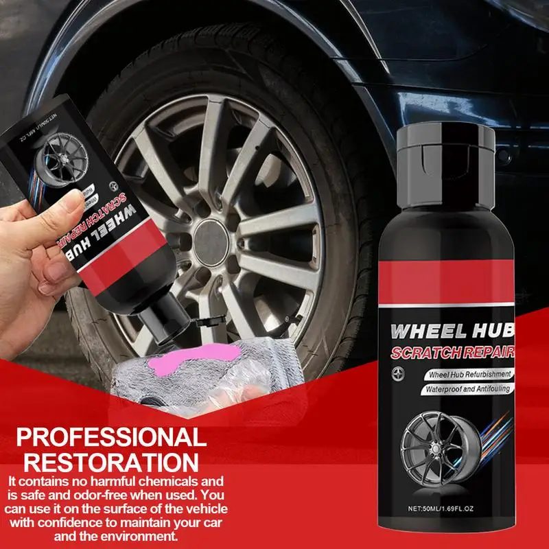 Car Wheel Hub Repair Cream Auto Wheel Hub Care Paste Long-Lasting Tire Retreader For Small Car Sedan RV And Truck