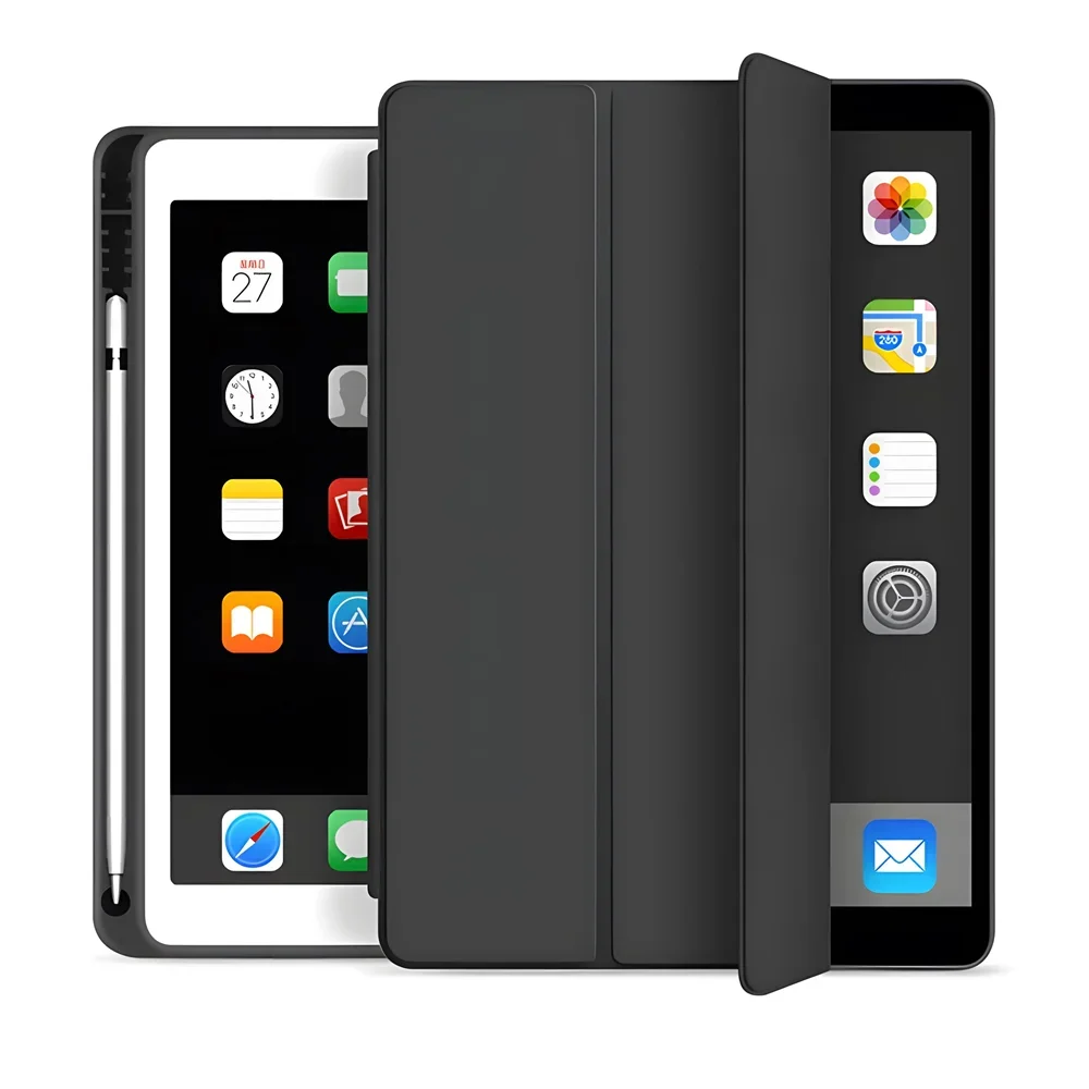 Premium iPad Case with Pencil Holder and Protective Cover