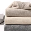 Men's Wool Warm Pullovers Sweater V-Neck Knit Winter Fit Tops Male Cashmere Knitwear Jumpers Bottoming Shirt Plus Size 5XL 3