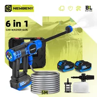 Brushless 200Bar High Pressure Washer Gun 6 IN 1 Cordless Efficient Car Garden Washing Power Tools For Makita 18V Battery 1
