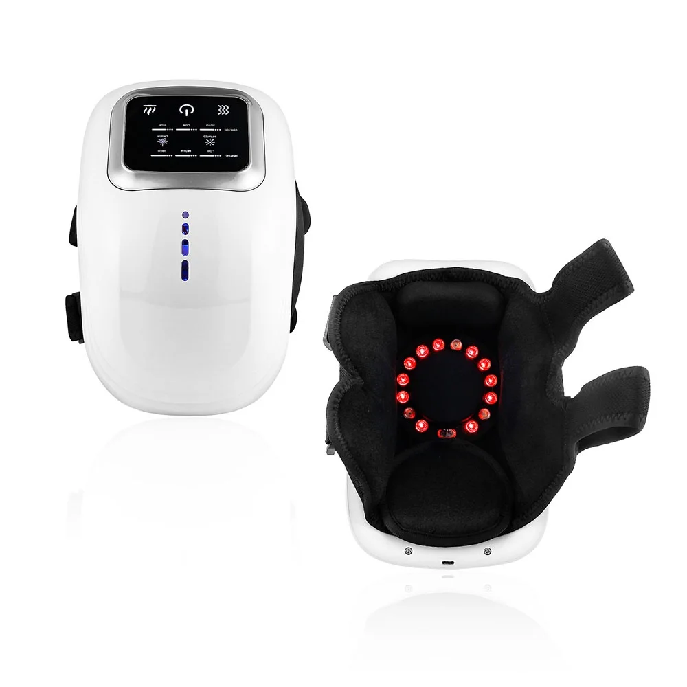 Smart Loftdrock Vibratioun Heizung Elektresch Massage Hine Rout Liicht Infrarout Knéi Schmerzlinderung Massager_voghion.com