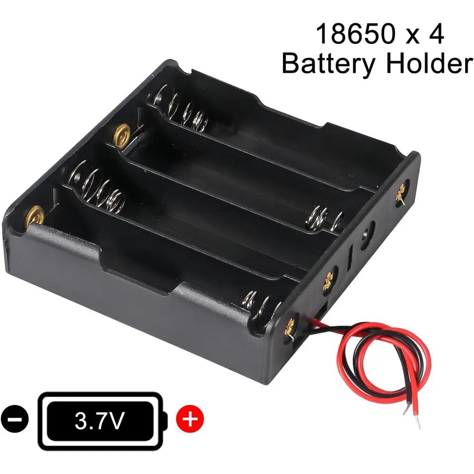 3pcs 18650 Battery Holder with Wire 3.7V,7.4V, 11.1V, 14.8V 18650 Battery Holder Box for Battery storage charging image 4