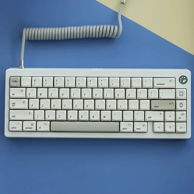 AppleStyleKeycapSetforMechanicalKeyboardCustomizationRetro