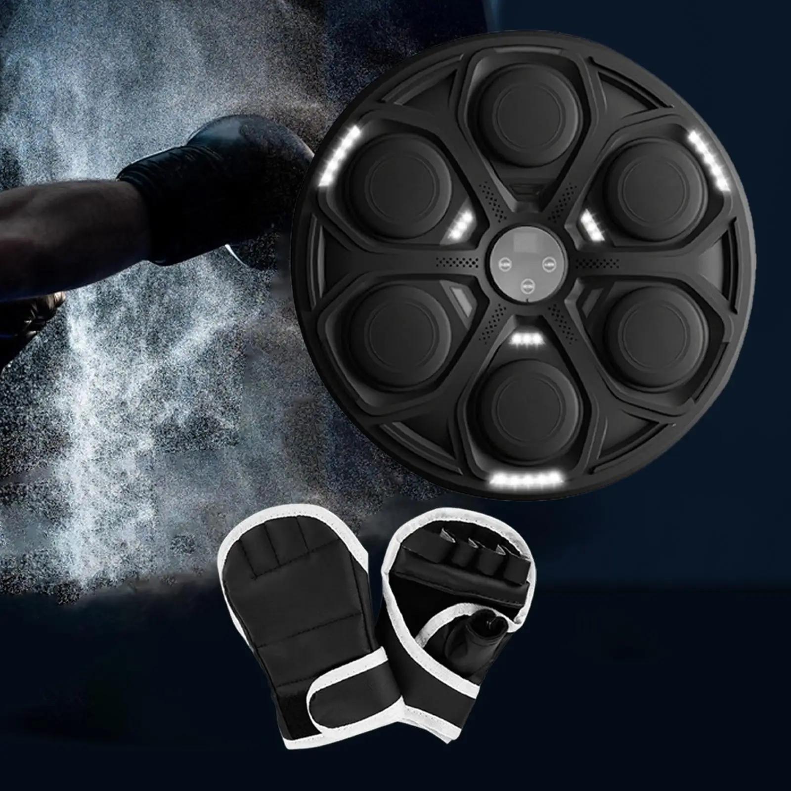 

Electronic Boxing Machine Wall Mounted Mode Speed Adjustable Smart Boxing Trainer for Fitness Sports Taekwondo Karate Sanda