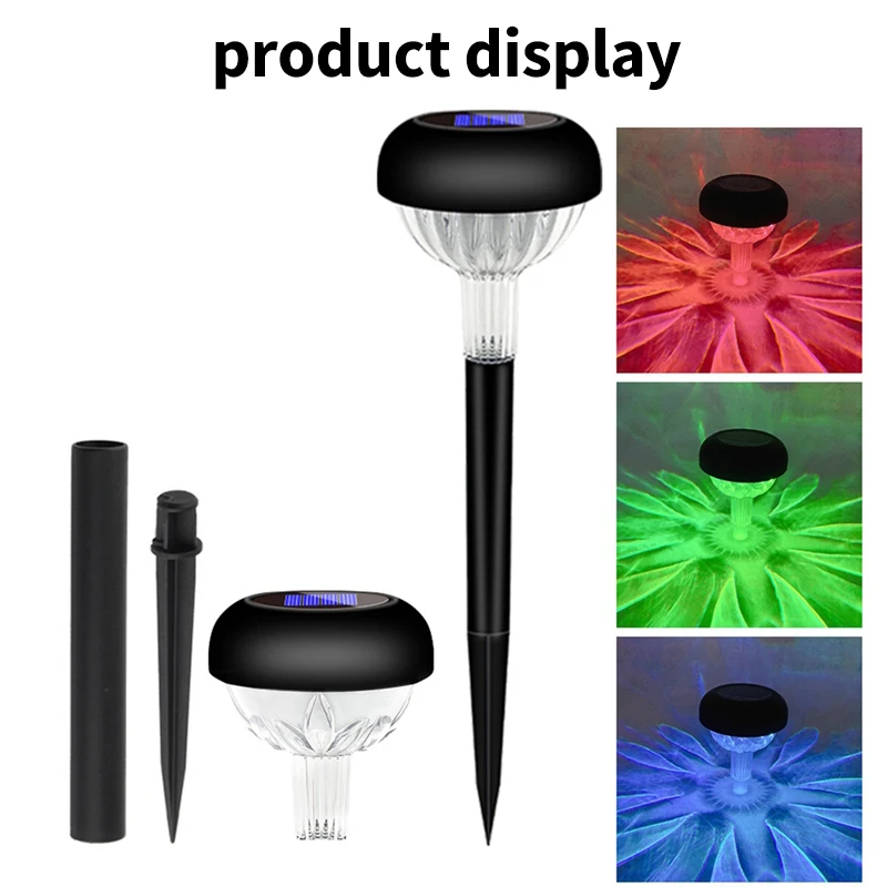 Solar Lights Led Garden Lights Lawn Lamps Pathway Light Waterproof Outdoor Landscape Lighting 1/2/4/6/8Pcs