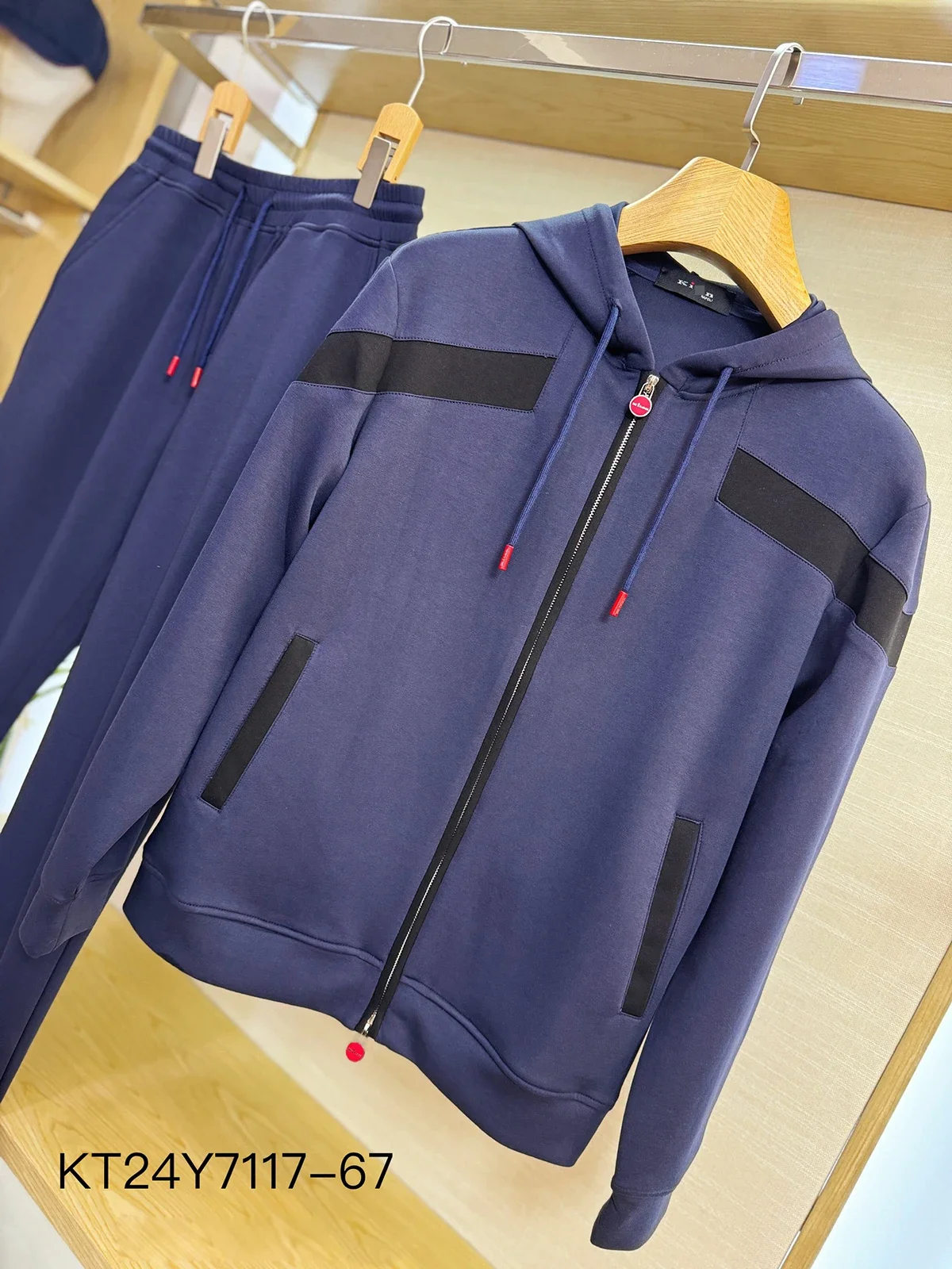 2025DIKU JING Sportswear Cotton Set Men 2025 Autumn Winter New Sports Comfortable Zipper Quality Hooded Big Size M-4XL 5