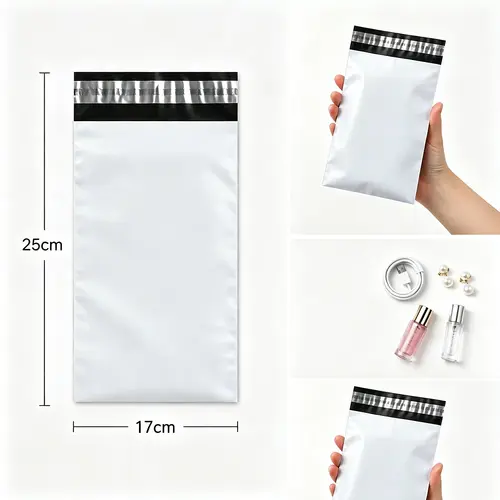 50Pcs White Courier Mailer Bags Packaging Poly Package Plastic Self-Adhesive Mailing Express Bag Envelope Postal Pouch Mailing - Image 7