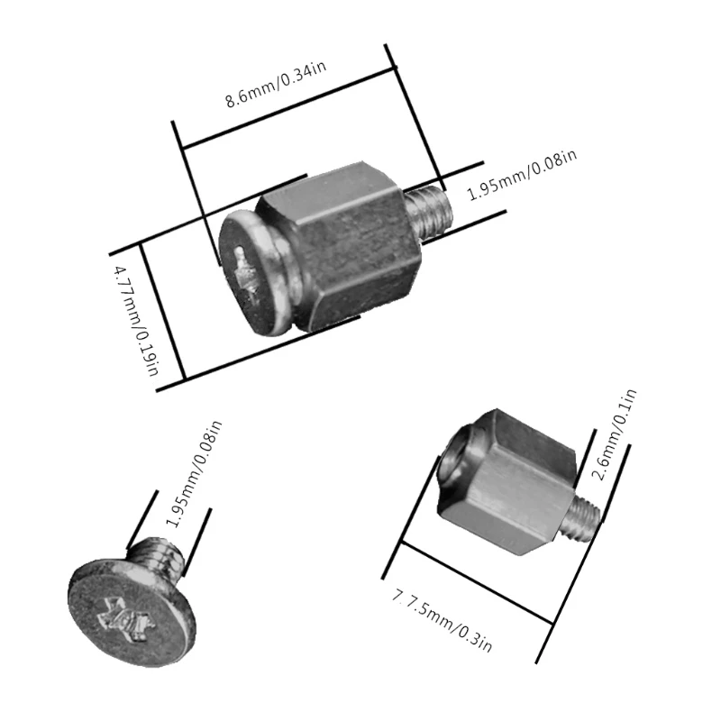 Kits d'outils à main, vis support, écrou hexagonal pour A-SUS pour carte mère SSD M.2