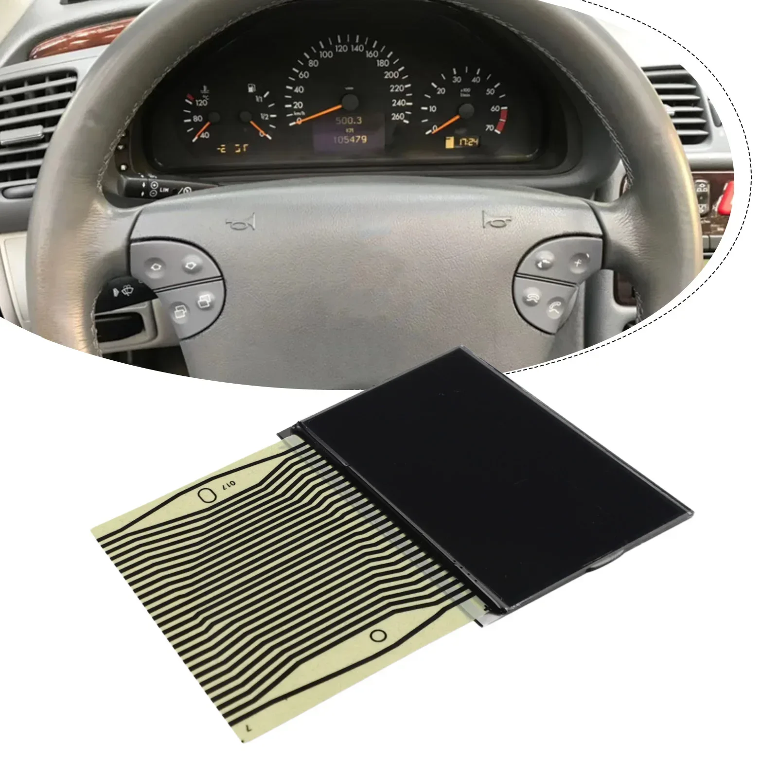 LCD Display For Mercedes-Benz C-class E-class CLK-class SLK-class W202 W210 W208 R170 Car Dashboard Speedometer Repair Screen