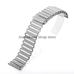 Premium Stainless Steel Quick Release Watch Band - Sleek Universal Design - 18mm (Silver)