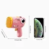 Kids 40 Hole Dinosaur Bubble Gun Toys Summer Soap Water Bubble Machine 2-in-1 Electric Bubble Machine For Children Gift Toys 2