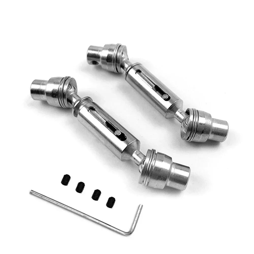 KKRC 2 шт. металлический приводной вал Driveshaft для WPL C14 C24 C34 MN D90 D91 D96 D99 D99S MN90 MN98 MN99S аксессуары для радиоуправляемых автомобилей