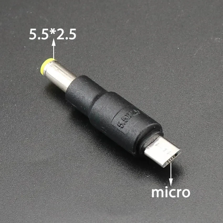 1PCS Micro USB Stecker auf DC 2,5 3,0 3,5 4,0 4,8 5,2 5,5mm Power Stecker Adapter für Smartphone Tablet Ladegerät Konverter – Detail 11