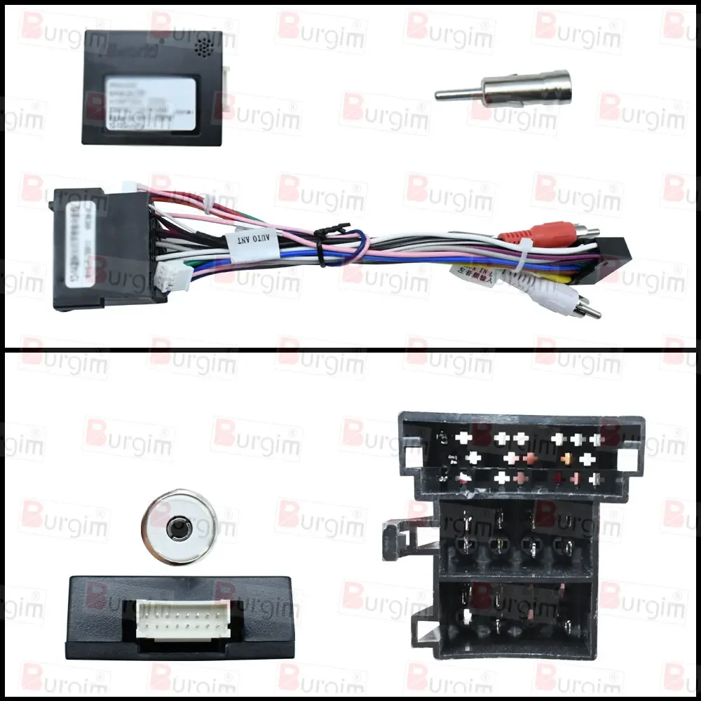 Radio paneel kit 9 inchesbevesitigingskitVoorpaneel Frame Geschikt voor Alfa romeo Mito