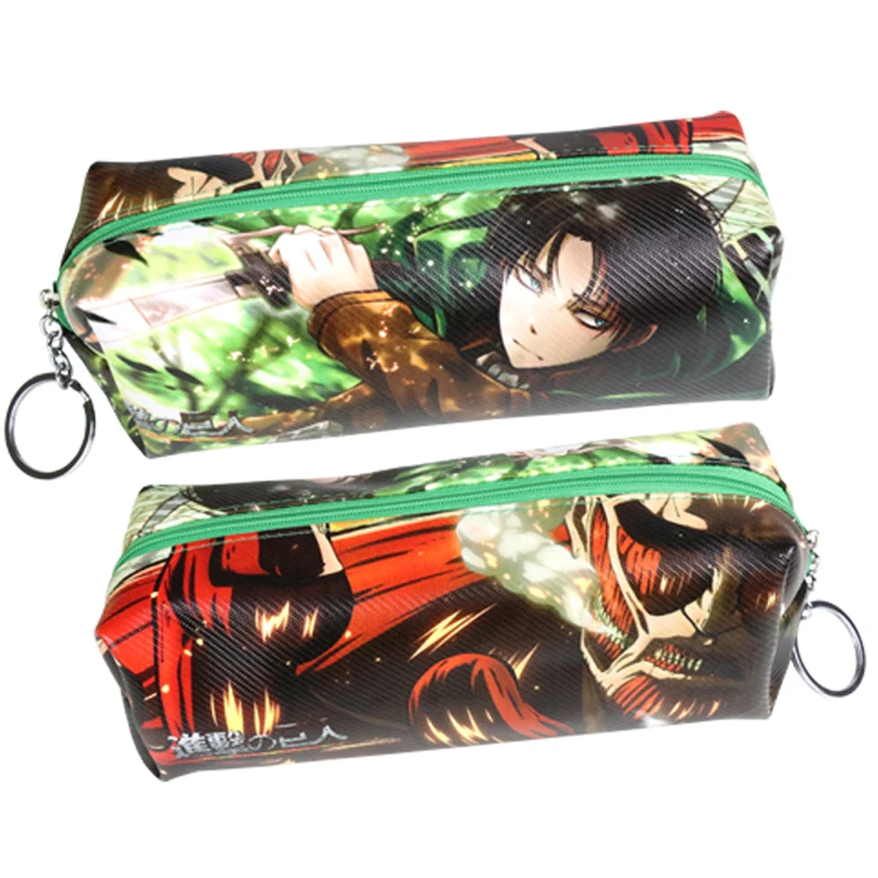 Anime Attack on Titan Zipper Cosmetic Bag Pencil Pen Bag Storage Pouch 2