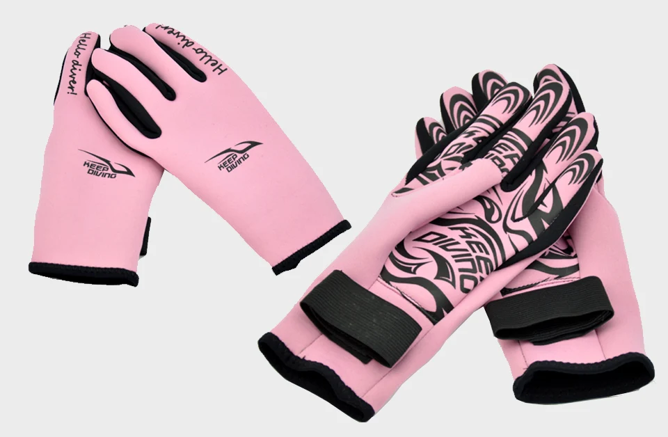 KEEP DIVING 2MM Neoprene Full Finger Professional Scuba Diving Gloves Warm and Non-slip Snorkeling Equipment Scuba Diving Glove 3