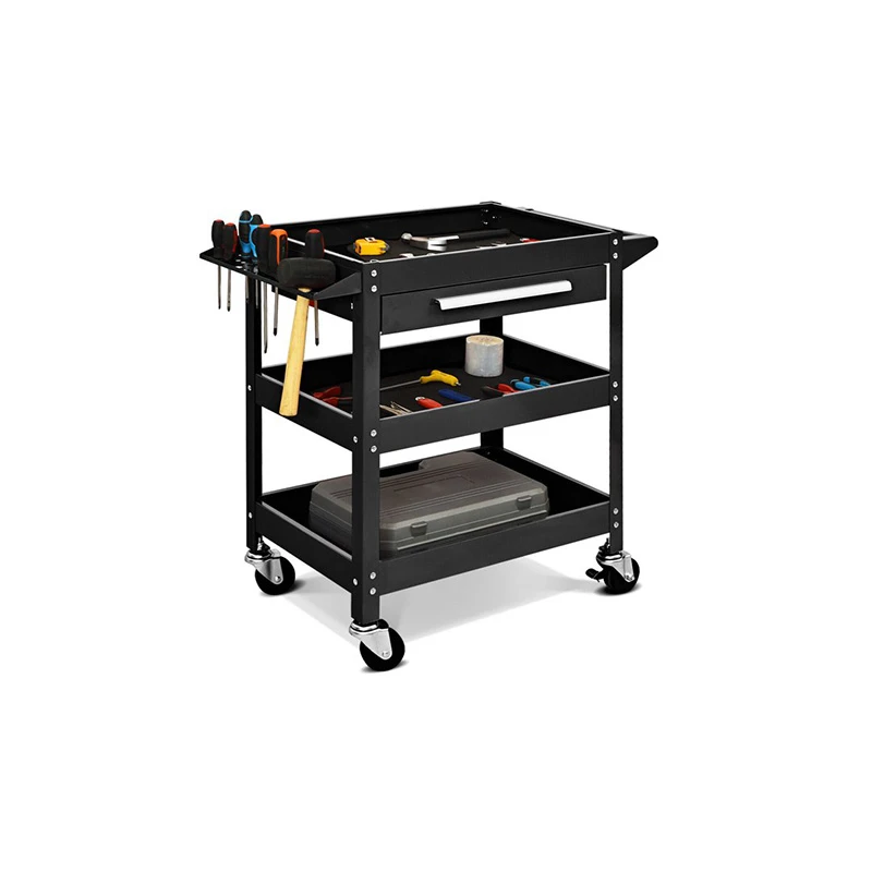 Costway Three Tray Rolling Tool Cart Mechanic Cabinet Storage