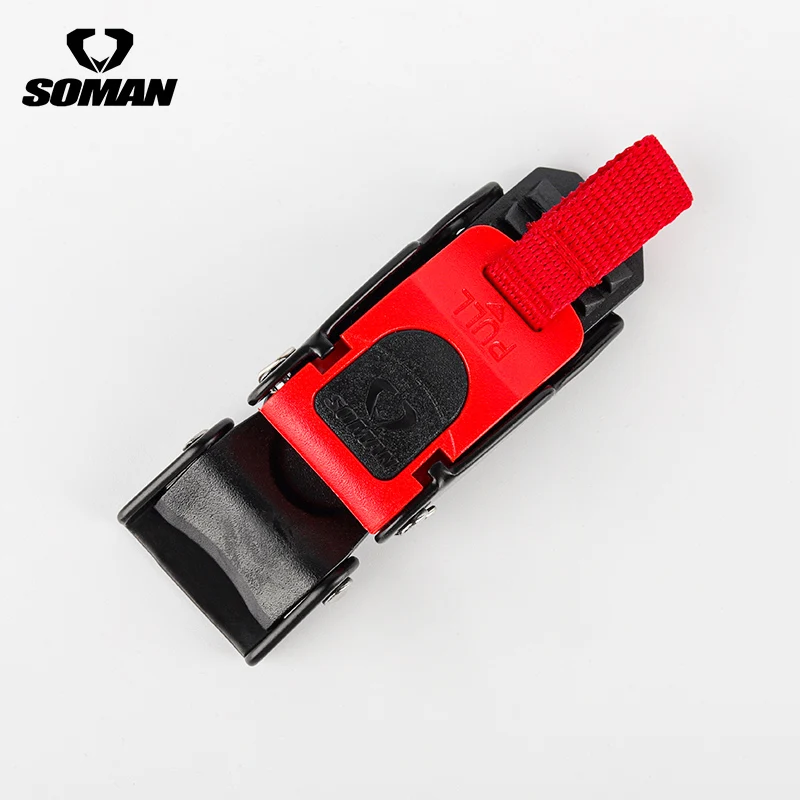 Soman Quick Release Pull Buckle Casco Moto Vintage Buckles Lock Casco Moto Chin Strap Clip Flessibile Capacetes Accessori
