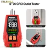 ST06 Socket Tester VA Color Screen Digital Display Outlet Checker GFCI Live Neuter Wire Test US Plug Ground Zero Line Meter 1