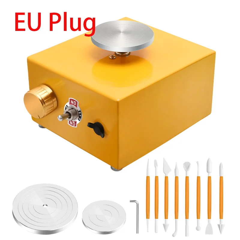 HNFDU Poterie Enfant, Tour de Potier Electrique, Roue de Potier Machine en  Céramique avec Plateau Tournant de 6,5 Cm, Outil d'argile Bricolage,  Meilleur Cadeau pour Les Enfants : : Cuisine et Maison